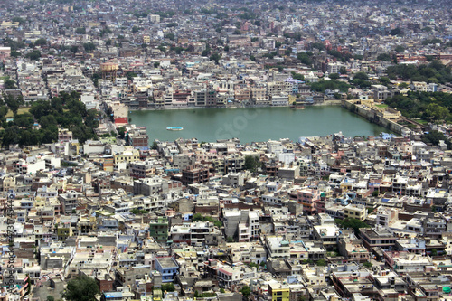 City of Jaipur seen from Madhvendra palace, Nahargarh fort. Jaipur, India