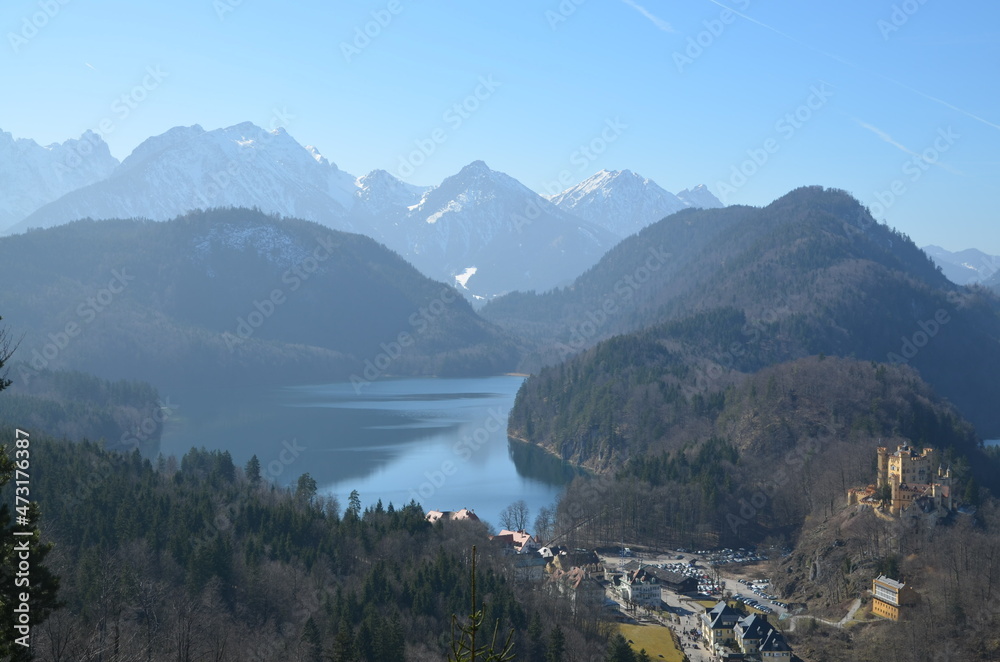 View over the Alpsee