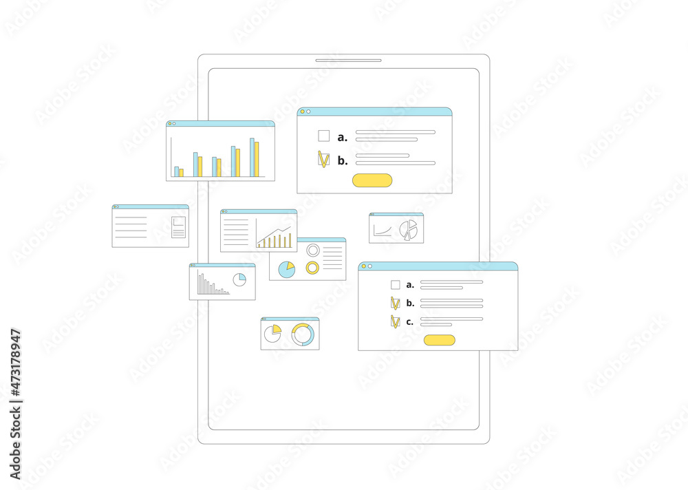Survey. Online ansers. Quality test