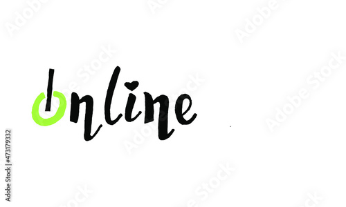 online business icons school hand made phrase