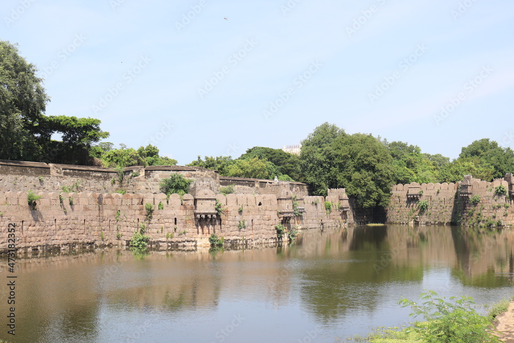  Vellore Fort is Prime Attraction Is Completely Made In Granite stones