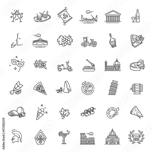 Symbols of the country. isolated vector illustration.