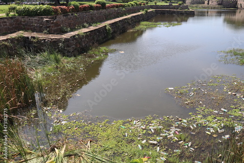 Water pollution at tourist spots too.