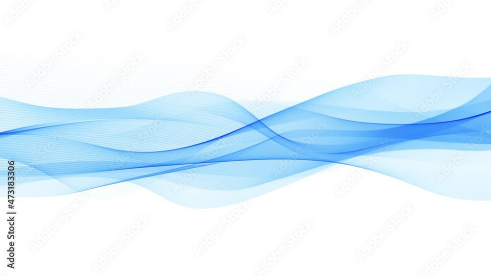 Abstract blue lines - loop