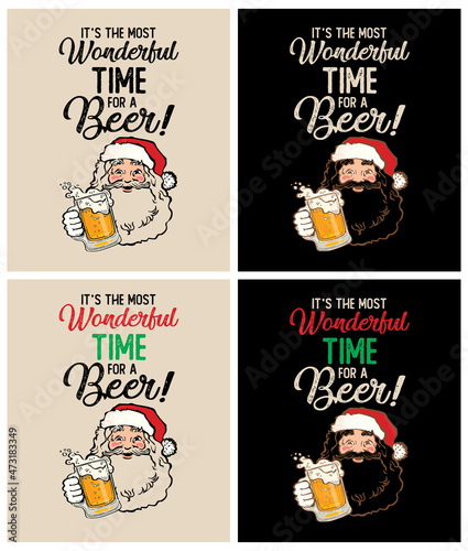 IT'S THE MOST Wonderful TIME FOR A Beer! - Christmas