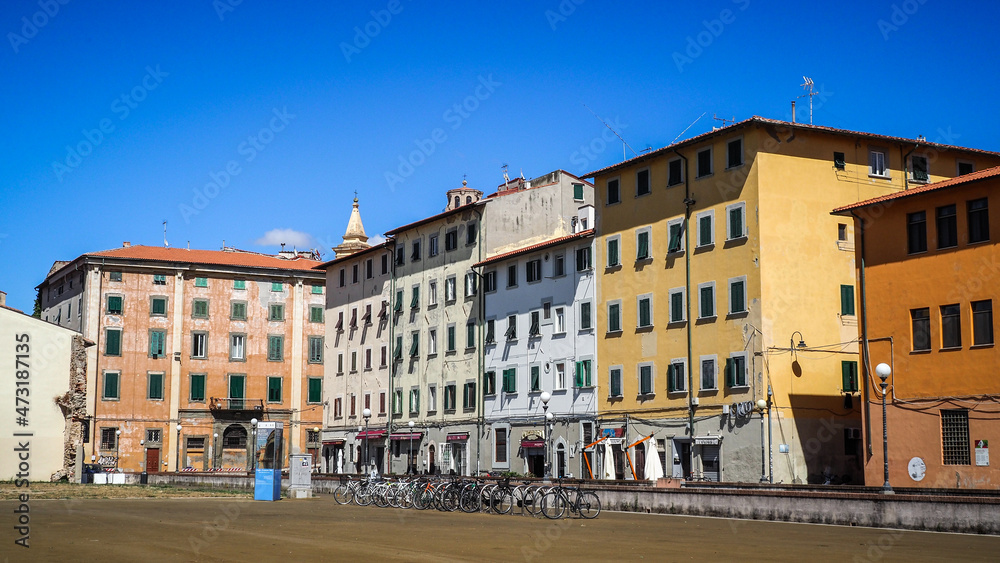 Livorno, port city in Italy and departure point to nearby islands: Sardinia and Corsica
