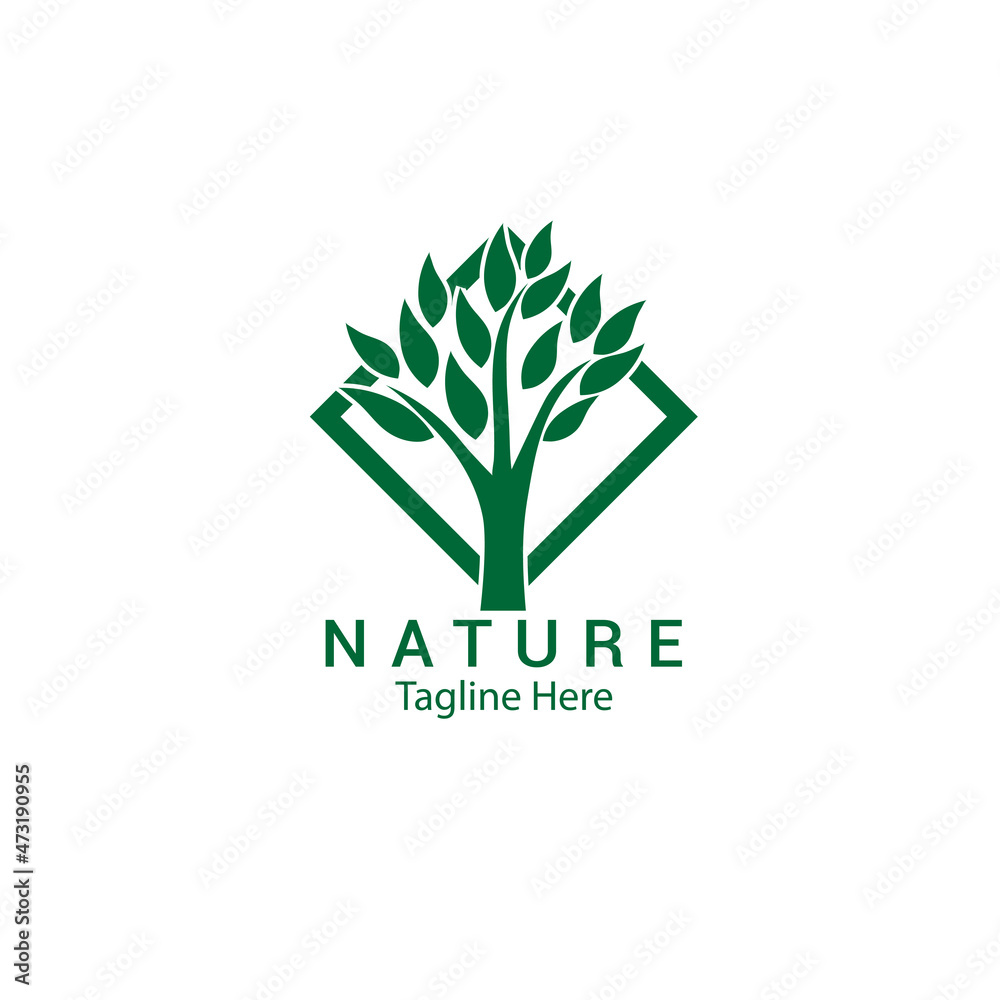Logo Tree leaf vector design, eco friendly concept Logo Tree leaf vector design, eco friendly concept