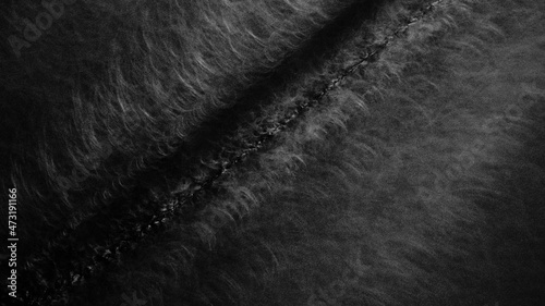 Abstract 3d render background luxury white cloth or liquid wave or wavy folds of grunge silk texture satin velvet material, luxurious background or elegant wallpaper, black.