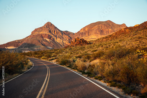 Ross Maxwell Scenic Road, Big Bend national Park, Texas