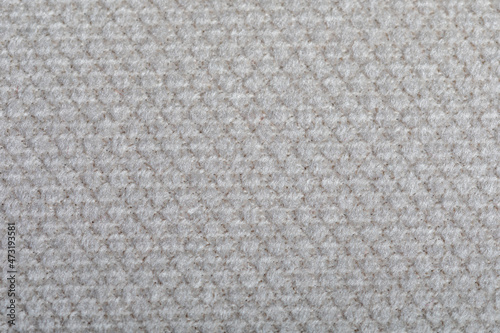 Wallpaper Mural Grey fabric texture. Furniture upholstery textiles. Embossed pattern. Woven fibers. The material is soft touch. Minimalism concept. High detail macro photography for backgrounds or wallpapers. Torontodigital.ca