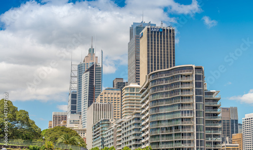 SYDNEY - OCTOBER 2015  Sydney skyline and buildings. Sydney attracts 20 million tourists annually