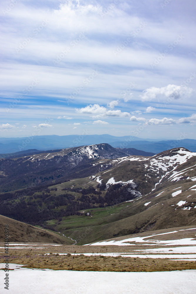 At the highest peak in Serbia, Stara Planina, Midzor, Serbia 