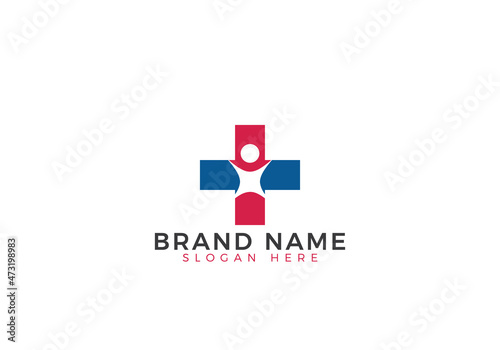 Medical and Health Care Logo Draft Illustrative Template