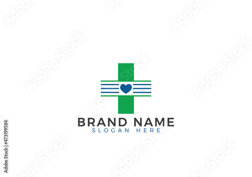 Medical and Health Care Logo Draft Illustrative Template