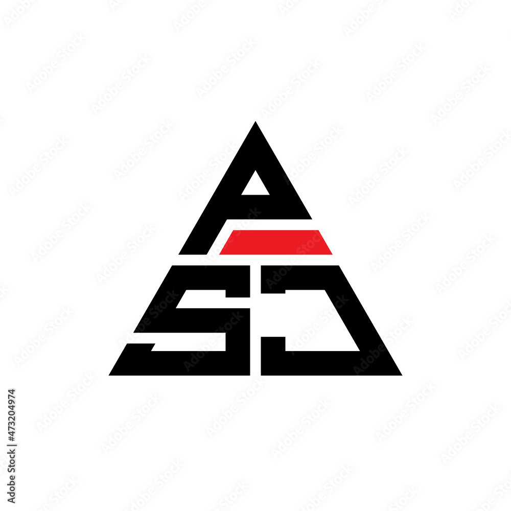 PSJ triangle letter logo design with triangle shape. PSJ triangle logo design monogram. PSJ triangle vector logo template with red color. PSJ triangular logo Simple, Elegant, and Luxurious Logo. PSJ triangle letter logo design with triangle shape. PSJ triangle logo design monogram. PSJ triangle vector logo template with red color. PSJ triangular logo Simple, Elegant, and Luxurious Logo.