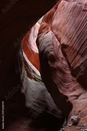 peek a boo canyon slot in Southern Utah near kanab photo