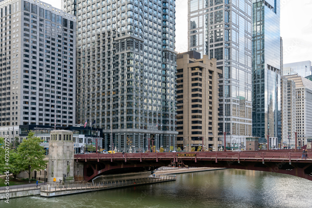 Fototapeta premium Chicago and the Chicago River