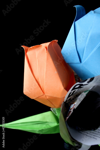 Flores de papel