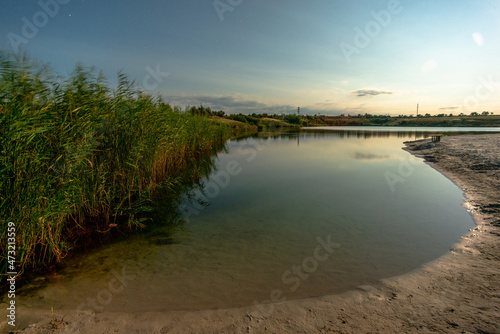 lake and reeds