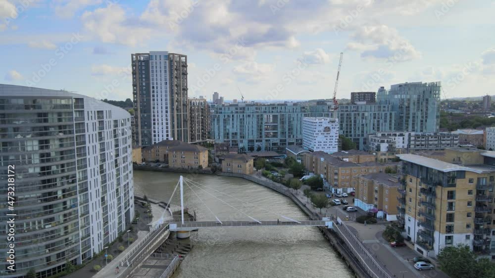 Large housing estate with high variety of buildings. Large housing estate with high variety of buildings.