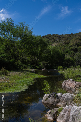 mountain river in the mountains cordoba argentina © patoouupato