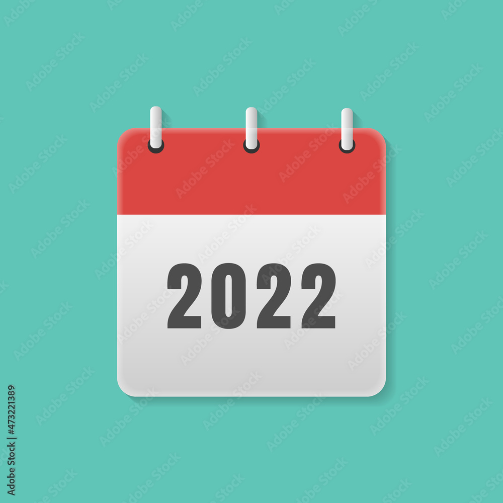 Modern illustration calendar icon. - Vector. Modern illustration calendar icon. - Vector.