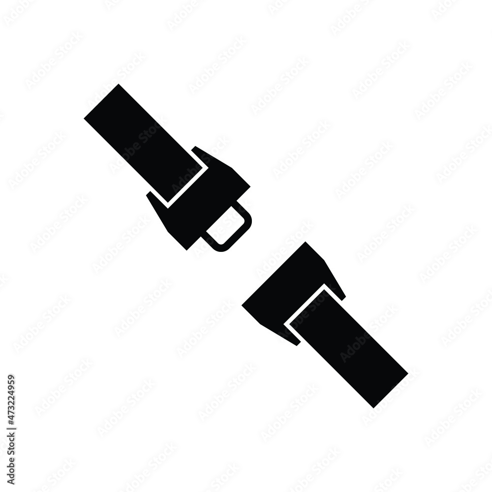 Seat belt icon design vector illustration Seat belt icon design vector illustration