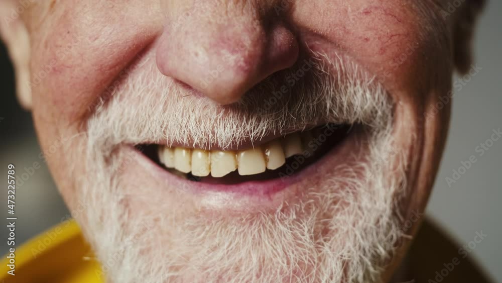 Mature man face close-up, senior grandfather mouth smiling, elderly happy pensioner at home, nursing home, good looking healthy grandpa. Mature man face close-up, senior grandfather mouth smiling, elderly happy pensioner at home, nursing home, good looking healthy grandpa.