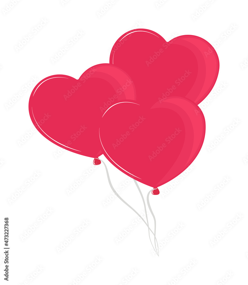 love you, balloons