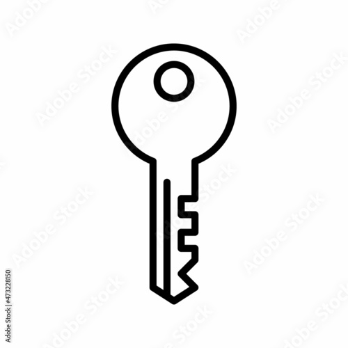 house key hole vector icon