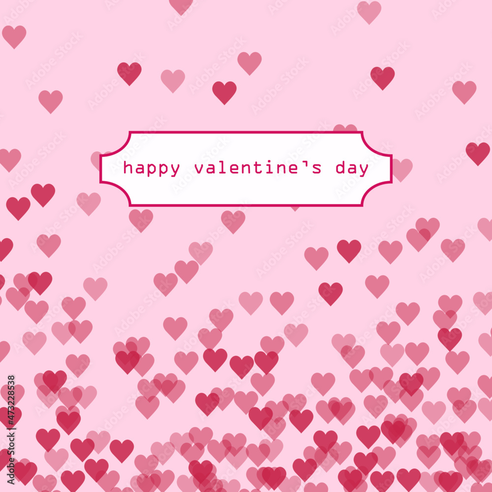 valentine's day card minimalism