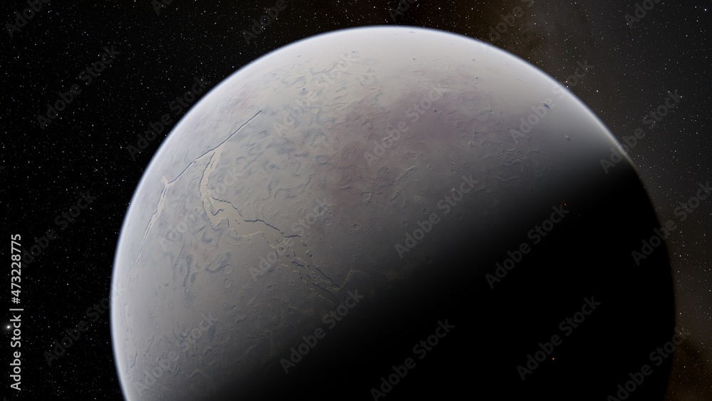 Planets and galaxy, science fiction wallpaper 3d illustration Planets and galaxy, science fiction wallpaper 3d illustration
