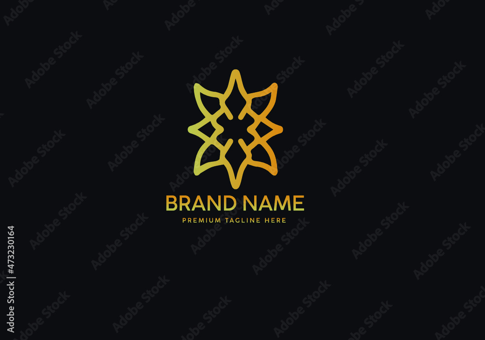 Monogram Luxury Logo Template, Logo Luxury, Logo Gold classic, Icon Logo Gold luxury, Branding