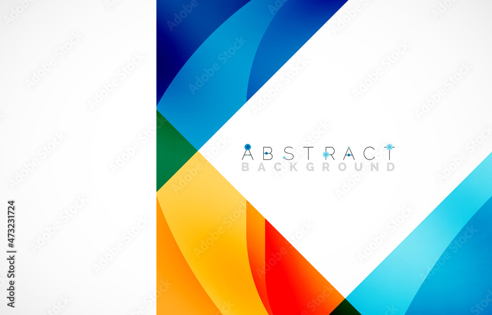Minimal background. Abstract square shape with round corners created with wavy forms. Vector Illustration For Wallpaper, Banner, Background, Landing Page Minimal background. Abstract square shape with round corners created with wavy forms. Vector Illustration For Wallpaper, Banner, Background, Landing Page