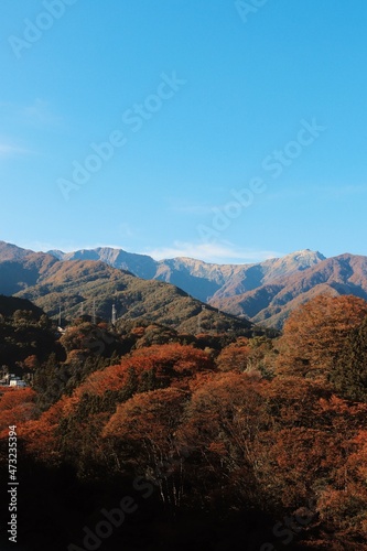 view of the mt.Tanigawa
