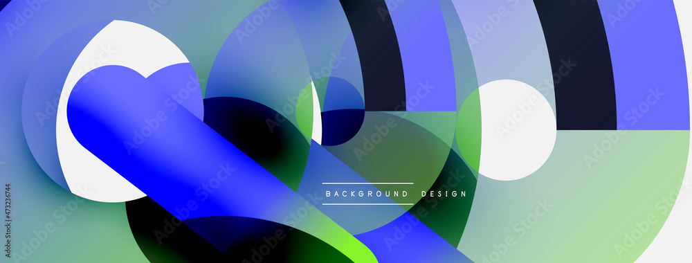 Circle abstract background. Vector illustration for wallpaper banner background card or landing page Circle abstract background. Vector illustration for wallpaper banner background card or landing page