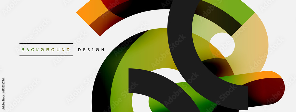 Circle abstract background. Vector illustration for wallpaper banner background card or landing page Circle abstract background. Vector illustration for wallpaper banner background card or landing page
