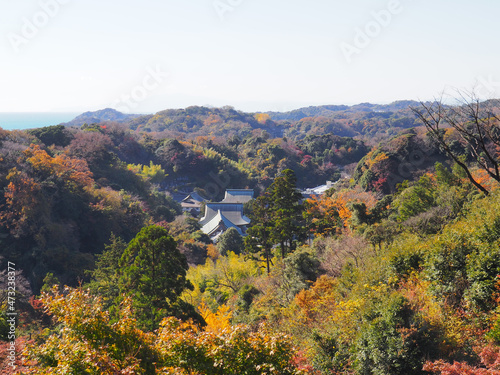 鎌倉、建長寺、半僧坊からの眺望