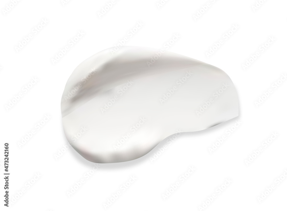 Cream texture stroke isolated on transparent background. Facial creme, foam, gel or body lotion skincare icon. Vector face cream cosmetic product smear swatch. Cream texture stroke isolated on transparent background. Facial creme, foam, gel or body lotion skincare icon. Vector face cream cosmetic product smear swatch.