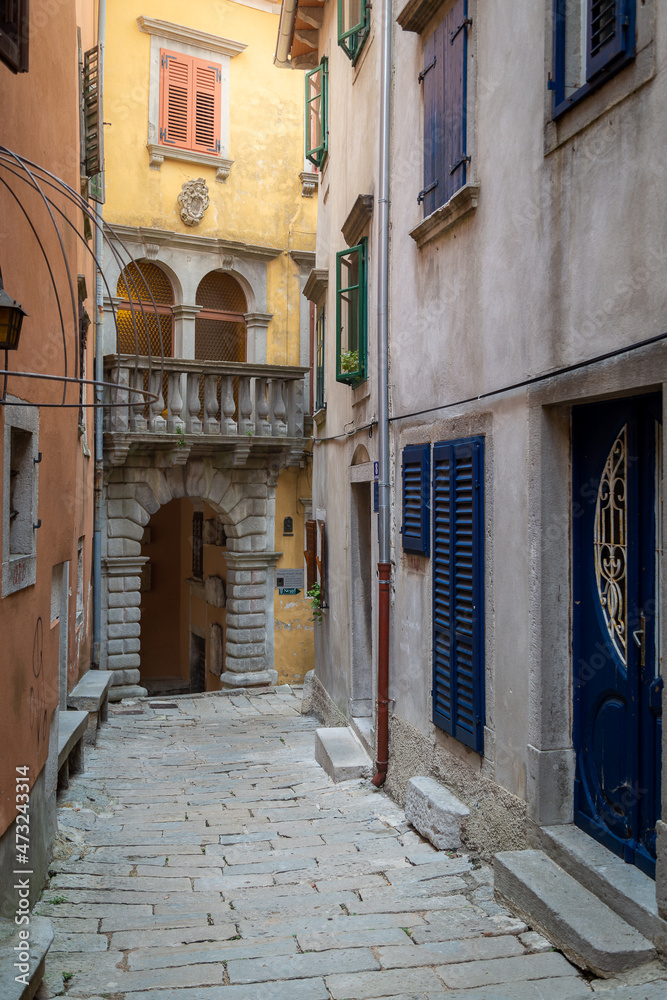 In The old town of Labin