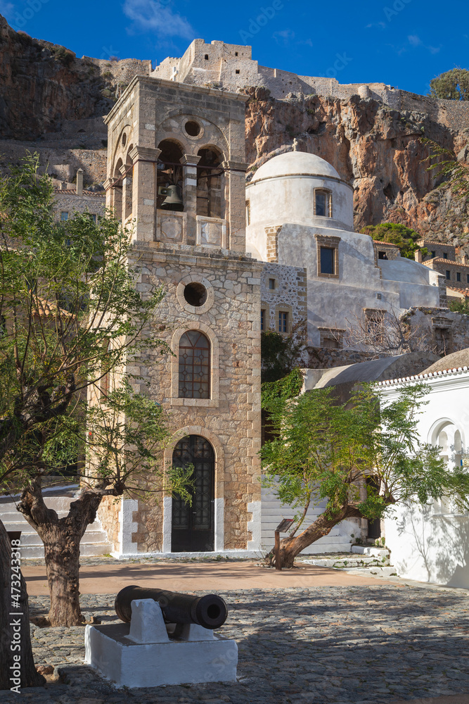 In the old town of Monemvasia