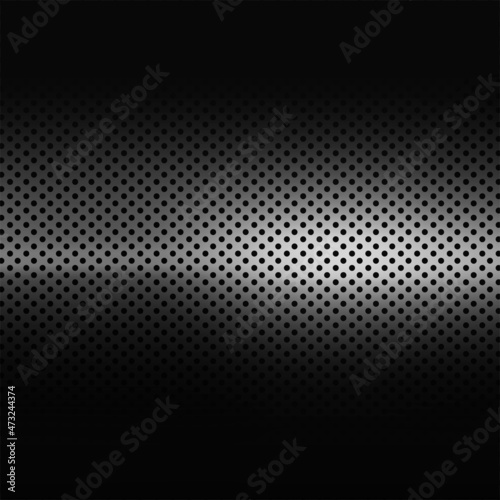 Abstract metal texture dots vector background