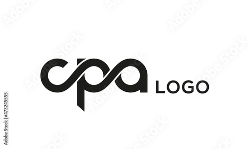 Letter CPA creative logo design vector