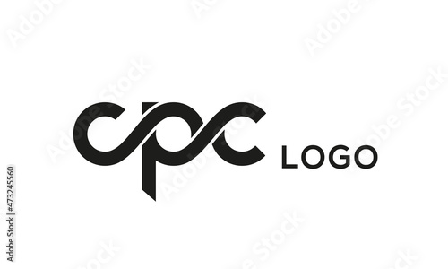 Letter CPC creative logo design vector