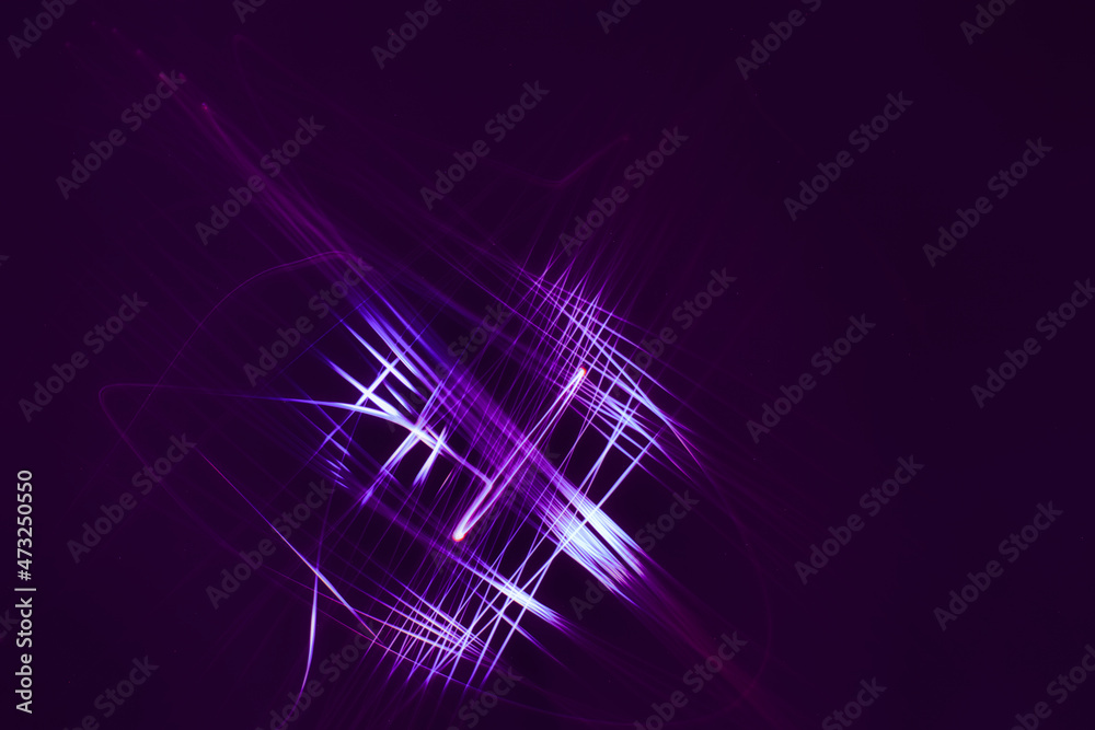 Series of abstract light experiments, showing movement and complex patterns. Great for technology or to illustrate thoughts and complex arrangements. 