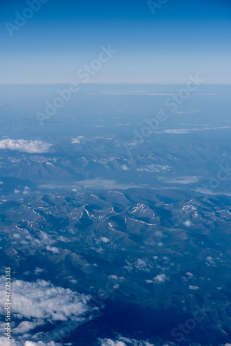 Fototapeta Naklejka Na Ścianę i Meble -  View of the clouds from the plane