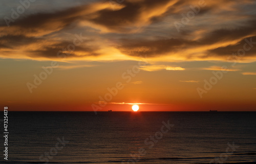 a beautiful sunset on the sea © sebi_2569