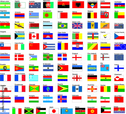 Flags of all countries in the world, part 1