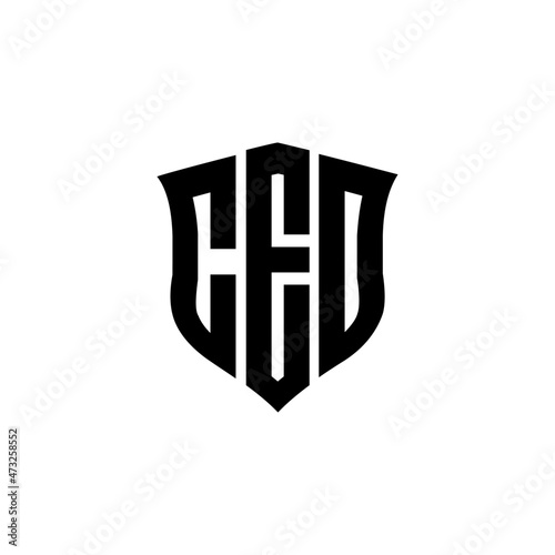 CEO letter logo design with white background in illustrator, vector logo modern alphabet font overlap style. calligraphy designs for logo, Poster, Invitation, etc.	