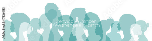 Cervical Cancer Awareness Month banner.
